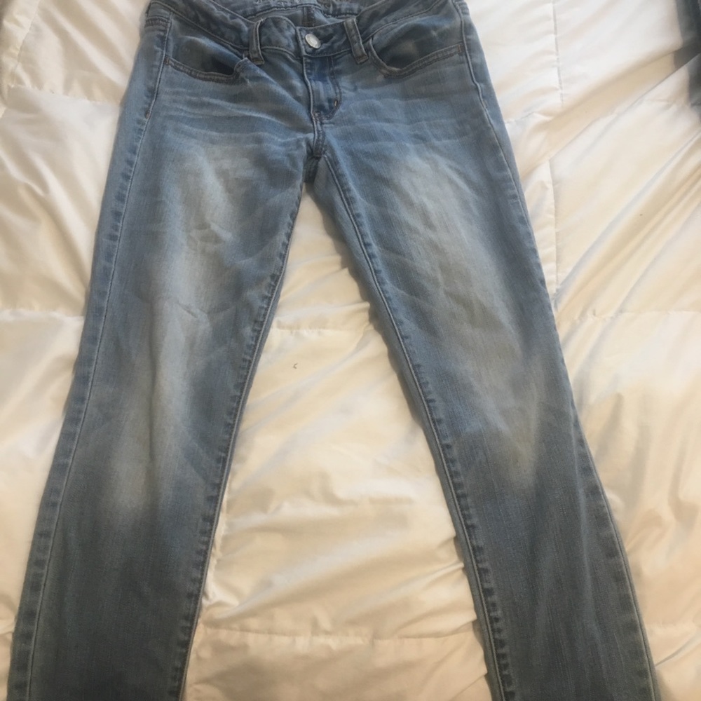 American Eagle Light Wash Jean Jeggings